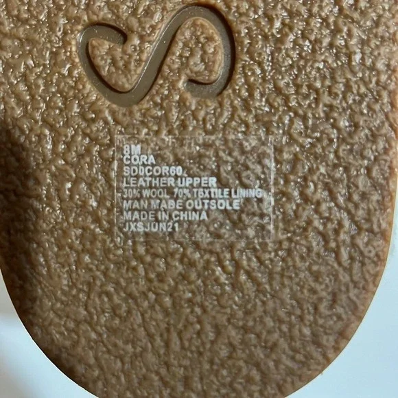 NWOT Splendid Women's‎ Cora Faux Shearling Lined Leather Mule Sz 8 Slip On Cozy - Picture 6 of 6